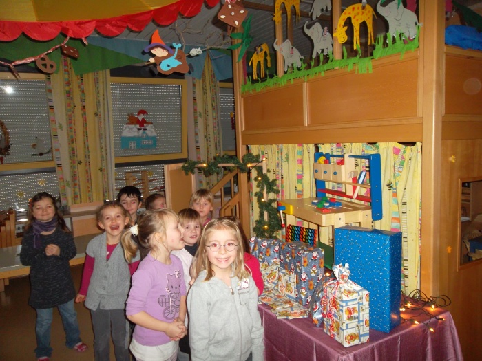 Weihnachtsfeier im Kindergarten