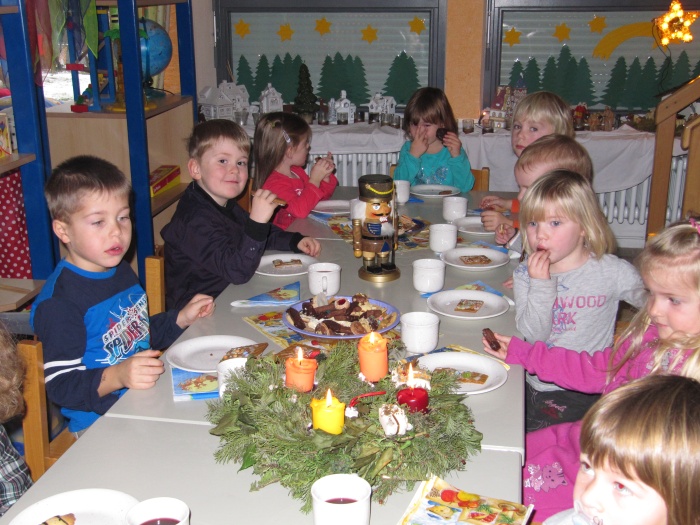 Weihnachtsfeier im Kindergarten