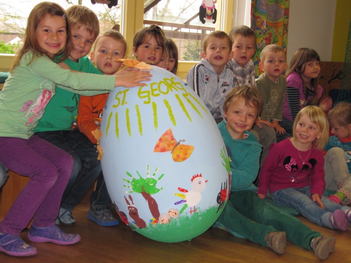 Osterfeier im Kindergarten